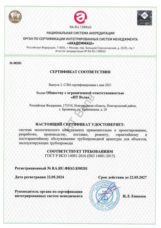 СС_СЭМ ООО НТ Вэлв